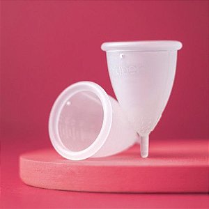 Coletor Menstrual Yuper - Kit com 2 unidades - PRÓX. AO VENCIMENTO - Leia o anúncio