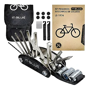 Kit Ferramentas Bicicleta 14 em 1 Compacto e Resistente (LE-1974)