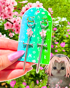 Brincos sakura