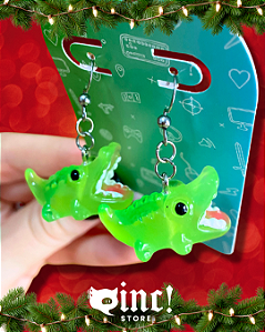 Brincos Baby Crocodilo