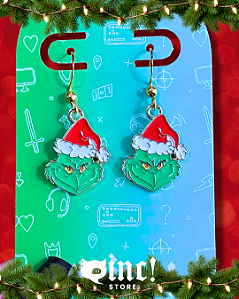 Brincos Grinch