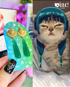 Brincos doce veneno MaoMao