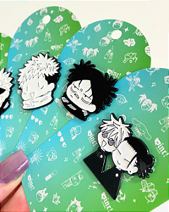 Bottons Jujutsu Kaisen Metálicos