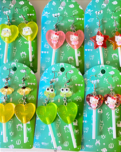 Brincos Pirulito Sanrio