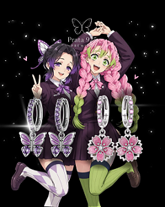 Mitsuri & Shinobu • Prata 925 🦋🌸