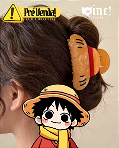 Prendedor de Cabelo Chapéu de palha