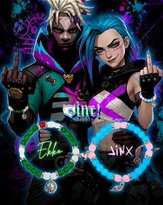 Pulseiras Ekko e Jinx