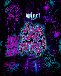 Broche Jinx Was Here