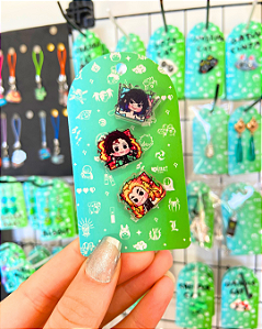 3 pins surpresa Kimetsu