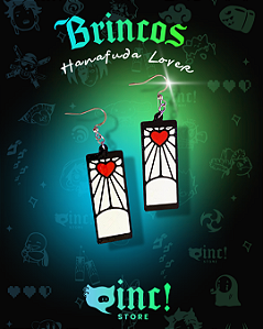 Brincos Hanafuda Lover ❤️🌸