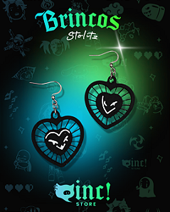 Brincos Stolitz 🖤💚