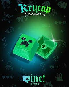 Keycap Monstrinho Explosivo 💚💥