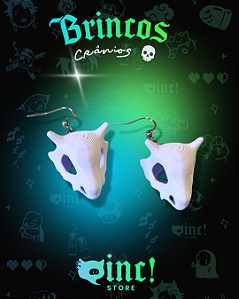 Brincos Crânios 💀