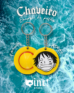 Chaveiro chapéu de palha🏴‍☠️🌊