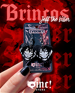 Brincos Jeff The Killer 🖤👁️🔪