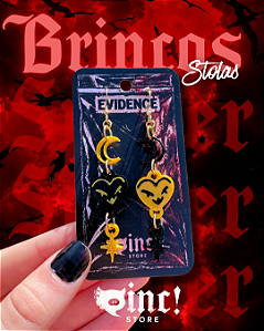 Brincos Stolas 🖤 🌙💛