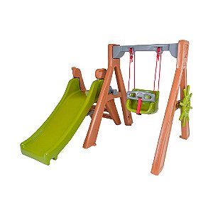 Playground Baby DinoPlay Freso com Balanço e Escorregador Infantil