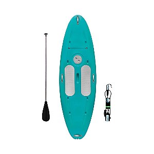 Stand Up Paddle com Remo e Leash Verde Água Freso