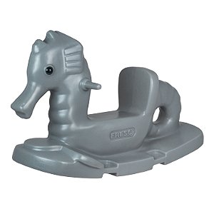 Gangorra Infantil Cavalo Marinho Cinza Baby Dream Freso