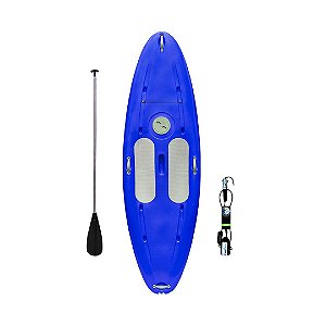 Stand Up Paddle com Remo e Leash Azul Freso