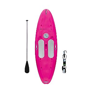 Stand Up Paddle com Remo e Leash Rosa Freso