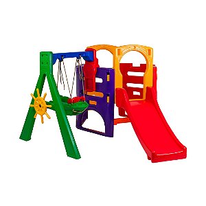 Playground Baby Miniplay Fly com Balanço e Escorregador Bebê Freso