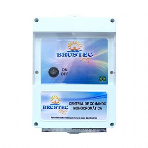 Caixa de comando mono 10A 12V 120w básica Brustec