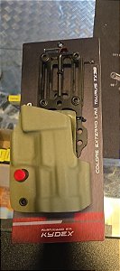 Coldre Externo LM1-DA em Kydex - GLOCK - Verde
