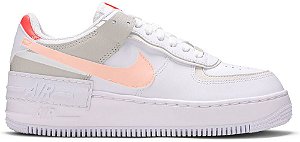 TÊNIS NIKE AIR FORCE 1 LOW SHADOW ' WHITE BRIGHT MANGO '