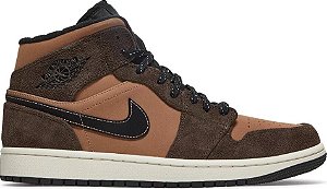 AIR JORDAN 1 MID SE DARK CHOCOLATE