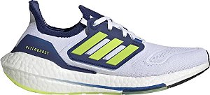 ADIDAS ULTRABOOST 22 ' WHITE SOLAR BLUE '