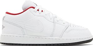 AIR JORDAN 1 LOW GS ' WHITE GYM RED '