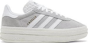 ADIDAS GAZELLE BOLD GREY WHITE