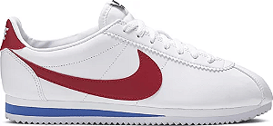 NIKE CLASSIC CORTEZ LEATHER WHITE RED