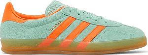 ADIDAS GAZELLE INDOOR ' PULSE MINT SOLAR ORANGE '