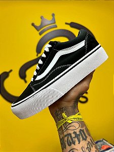 Vans Old Skool Platform ' Black White' - A PRONTA ENTREGA