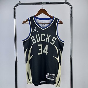 REGATA NBA MILWAUKEE BUCKS JORDAN EDITTION SWIGMAN JERSEY GIANNIS ANTETOKOUNMPO 34