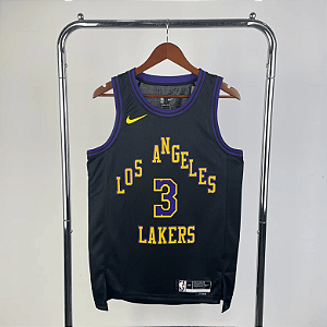 REGATA NBA LOS ANGELES LAKERS EDITION SWIGMAN JERSEY 2022/23 ANTHONY DAVIS 3