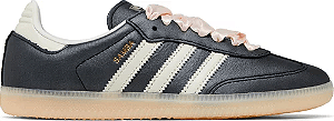 ADIDAS SAMBA ' BLACK WONDER QUARTZ RIBBON LACES '