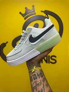 Nike Air Force 1 React Grey MInt - A PRONTA ENTREGA