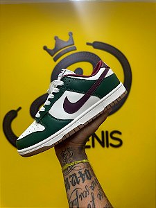 Nike Dunk Low Gorge Green Team Red - PRONTA ENTREGA