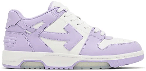 TÊNIS OFF-WHITE OUT OFFICE LOW ' LILAC PURPLE WHITE '