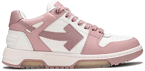 TÊNIS OFF-WHITE OUT OFFICE LOW ' WHITE PINK '