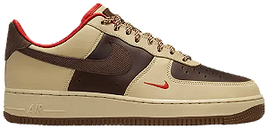NIKE AIR FORCE 1  07' ' LIGHT BRITISHI TAN CACAO WOW '
