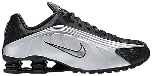 NIKE SHOX R4 BLACK SILVER