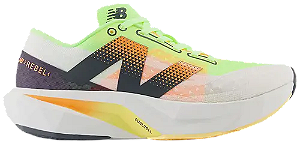 NEW BALANCE FUELCELL REBEL V4 WHITE BLEACHED LIME GLO