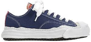 TÊNIS MAISON MIHARA YASUHIRO HANK OG SOLE CANVAS LOW NAVY