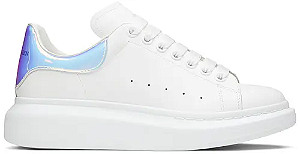 TÊNIS ALEXANDER MCQUEEN OVERSIZED SNEAKER WHITE IRIDESCENT