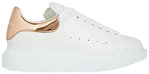 TÊNIS ALEXANDER MCQUEEN OVERSIZED SNEAKER WHITE BRONZE