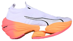 PUMA FAST-RB NITRO ELITE ' WHITE PINK ORANGE '